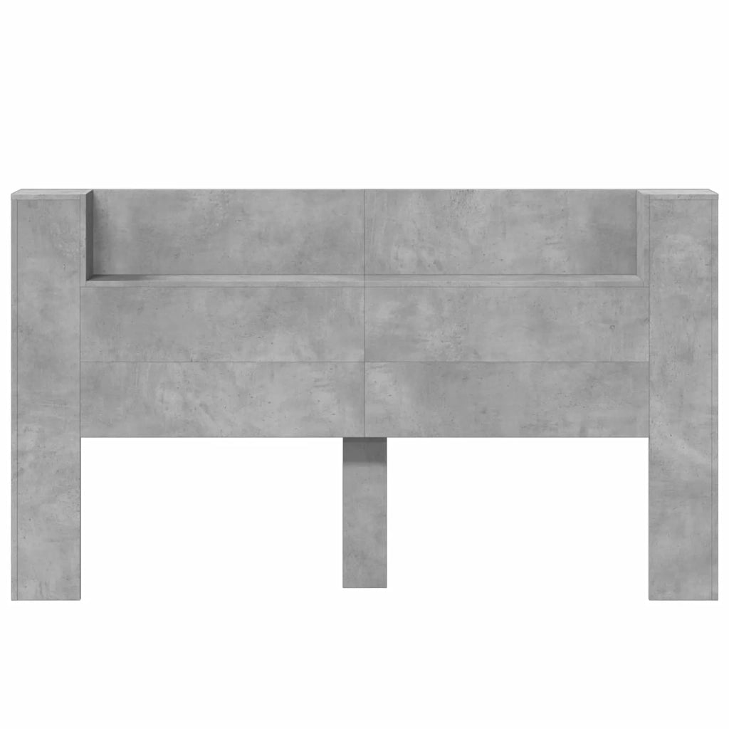Testiera Grigio cemento 180 x 16,5 x 103,5 cm Legno multistrato 3418691