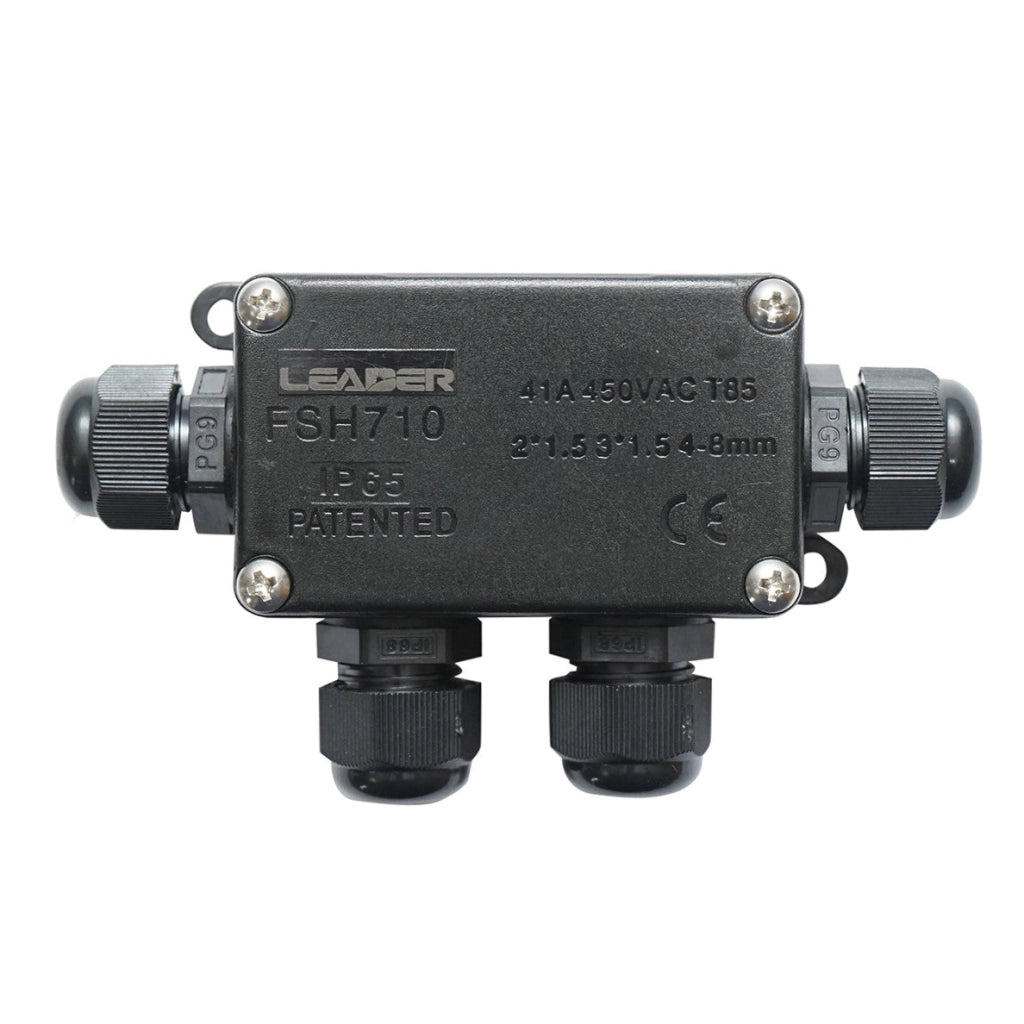 Scatola di derivazione stagna 41A 450V AC, 4 vie 4-8mm IP65 Leader