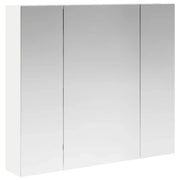 Mobiletto per specchio da Bagno | Armadio da bagno Bianco 80 x 14.5 x 70 cm
