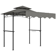Gazebo da giardino ¨C Zephmum ¨C Grigio 242x232x248 cm