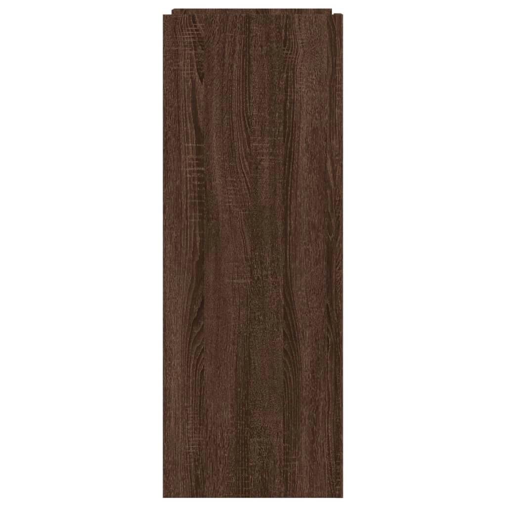 Scarpiera mobiletto portascarpe mobile ingresso/corridoio/soggiorno 52 x 37,5 x 100 cm marrone 02_0021629