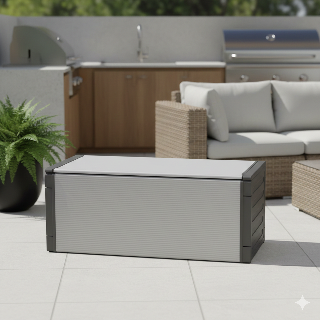 Pattumiera Cassapanca 85x34x38 cm con Sacchi per la  Differenziata