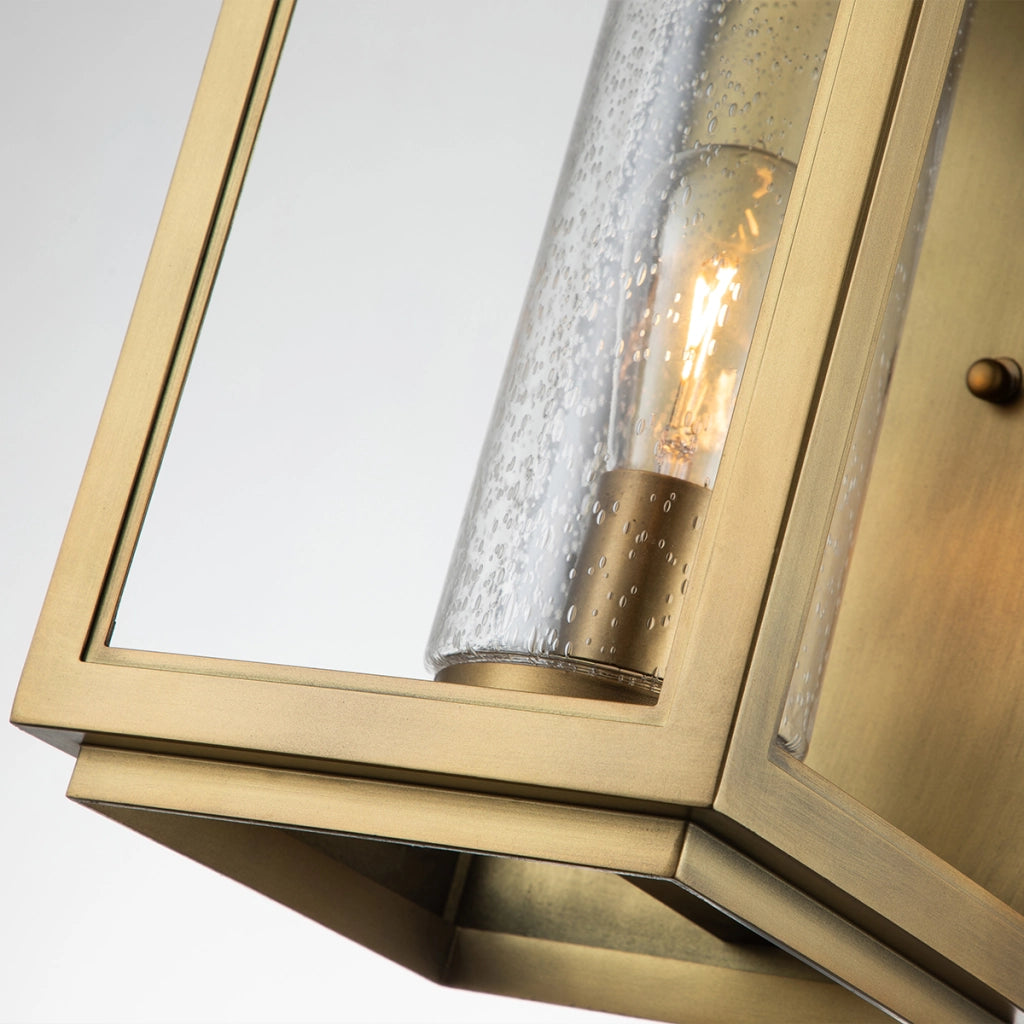 Applique esterna Atwater ottone antico E27 IP44 60W