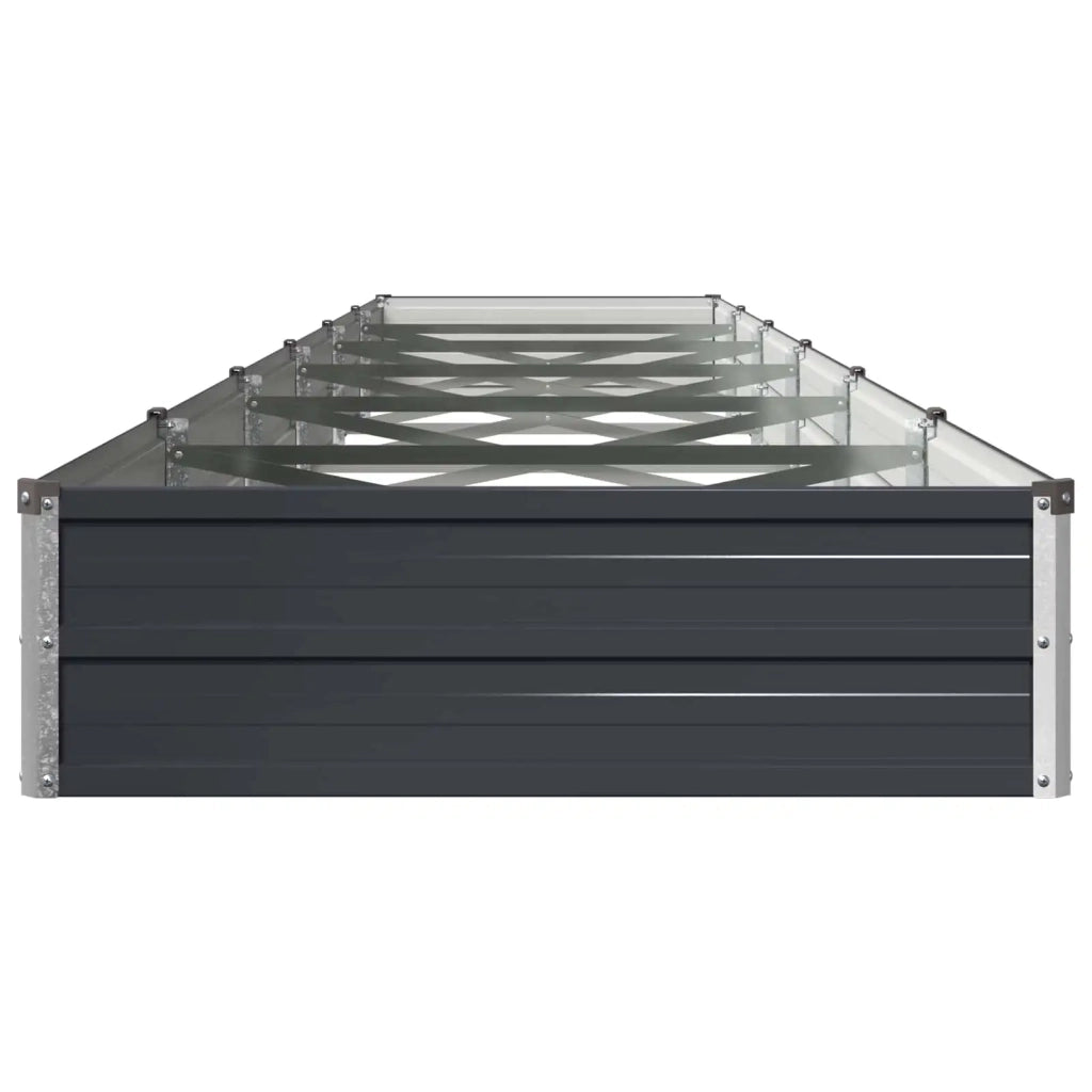 Letto rialzato da giardino Antracite 480 x 80 x 24 cm 8006521