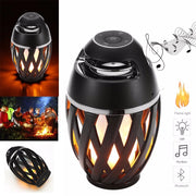 Trade Shop - Cassa Speaker Flame Light Led Bluetooth Portatile Senza Fili Tf Mp3 Bt4.2 -
