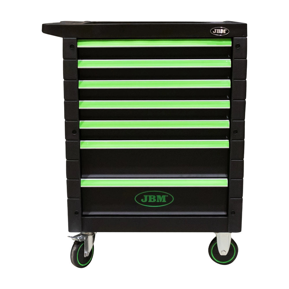 CARRELLO PORTAUTENSILI PORTA ATTREZZI OFFICINA 7 CASSETTI SENZA UTENSILI JBM 54006