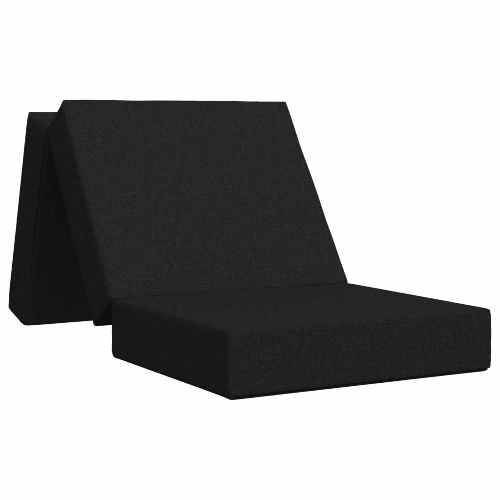 Divano Letto Pieghevole 75 x 63 x 45 cm Nero 900138