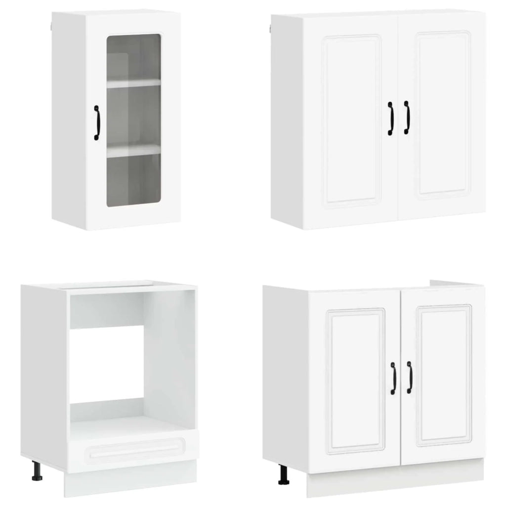 Unità Cucina KALMAR 8 pcs Bianco Legno ingegnerizzato 3438371