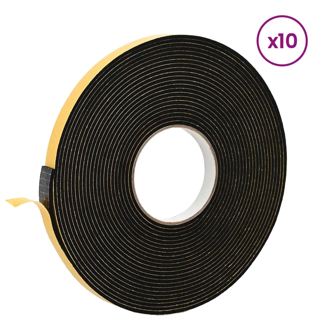 Nastro adesivo in schiuma 10 pcs Nero 15mm x 10m Schiuma CR 42024068