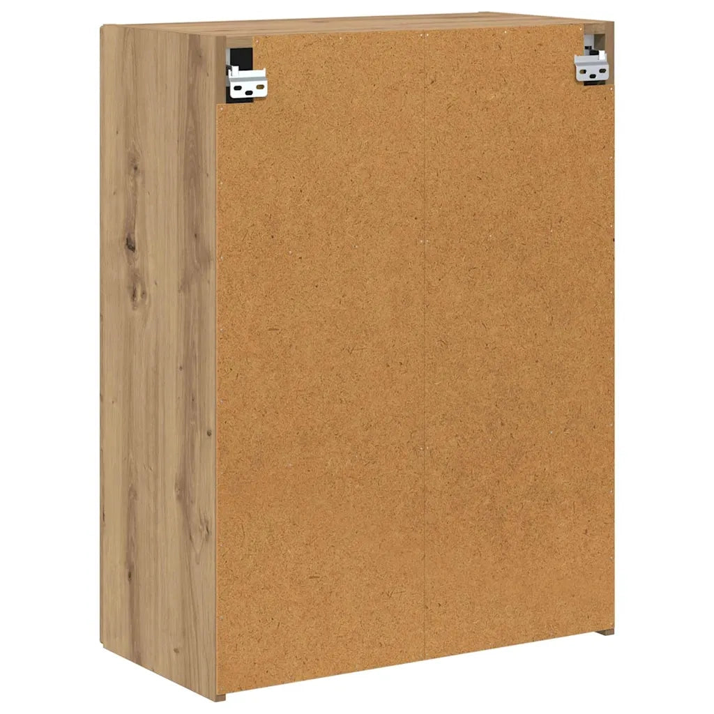 Mobile TV da parete Rovere artigianale 59,5 x 31 x 80 cm 892368