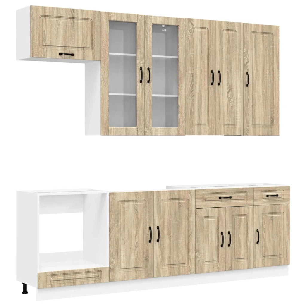 Unità Cucina KALMAR 8 pcs Rovere Sonoma Legno ingegnerizzato 3438195