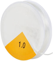 Bracciale Elastico 8 Metri - Cavo 1 mm - Grani Rigidi - Creare Gioielli - Progetti di Riciclo - Forte e Duraturo - Accessorio