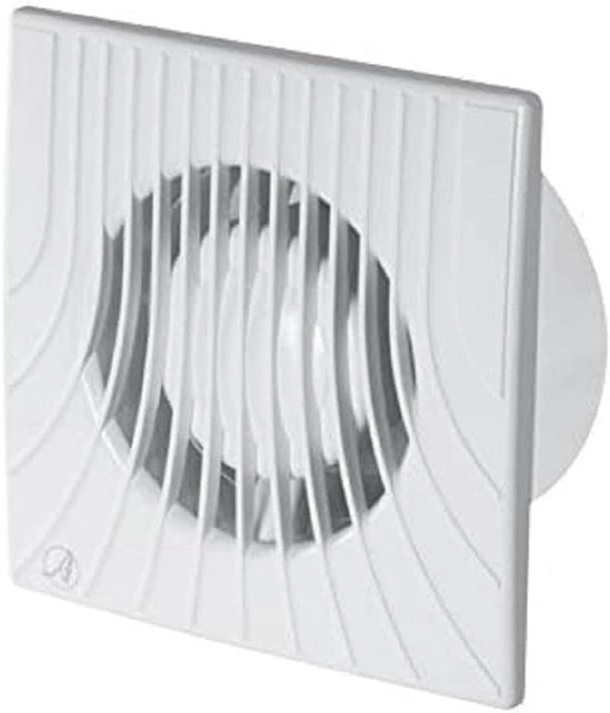 Ventilatore per bagno 120 mm con timer di ritardo bianco - Ventilatore di aria