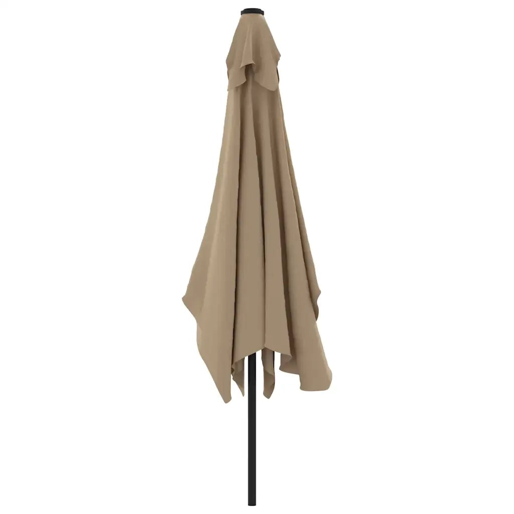 Ombrellone con Palo in Metallo 300x200 cm Grigio Talpa cod mxl 15065