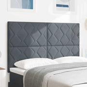 Testiera con testiera Grigio scuro 160 cm Velluto 3337933