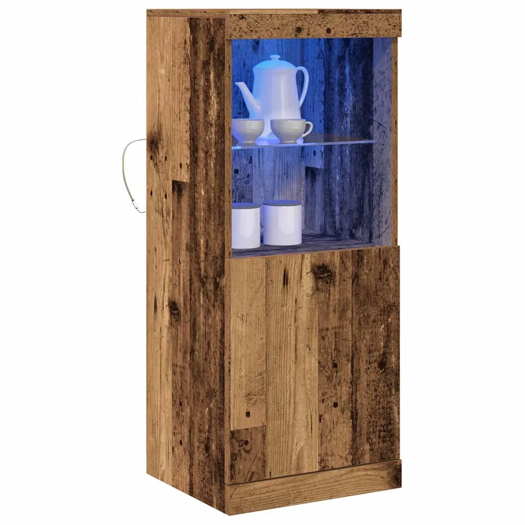Credenza | Madia LED Legno vecchio 41 x 37 x 100 cm Legno multistrato