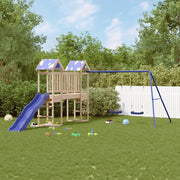 Set da Gioco da Esterno in Legno Massello di Pino