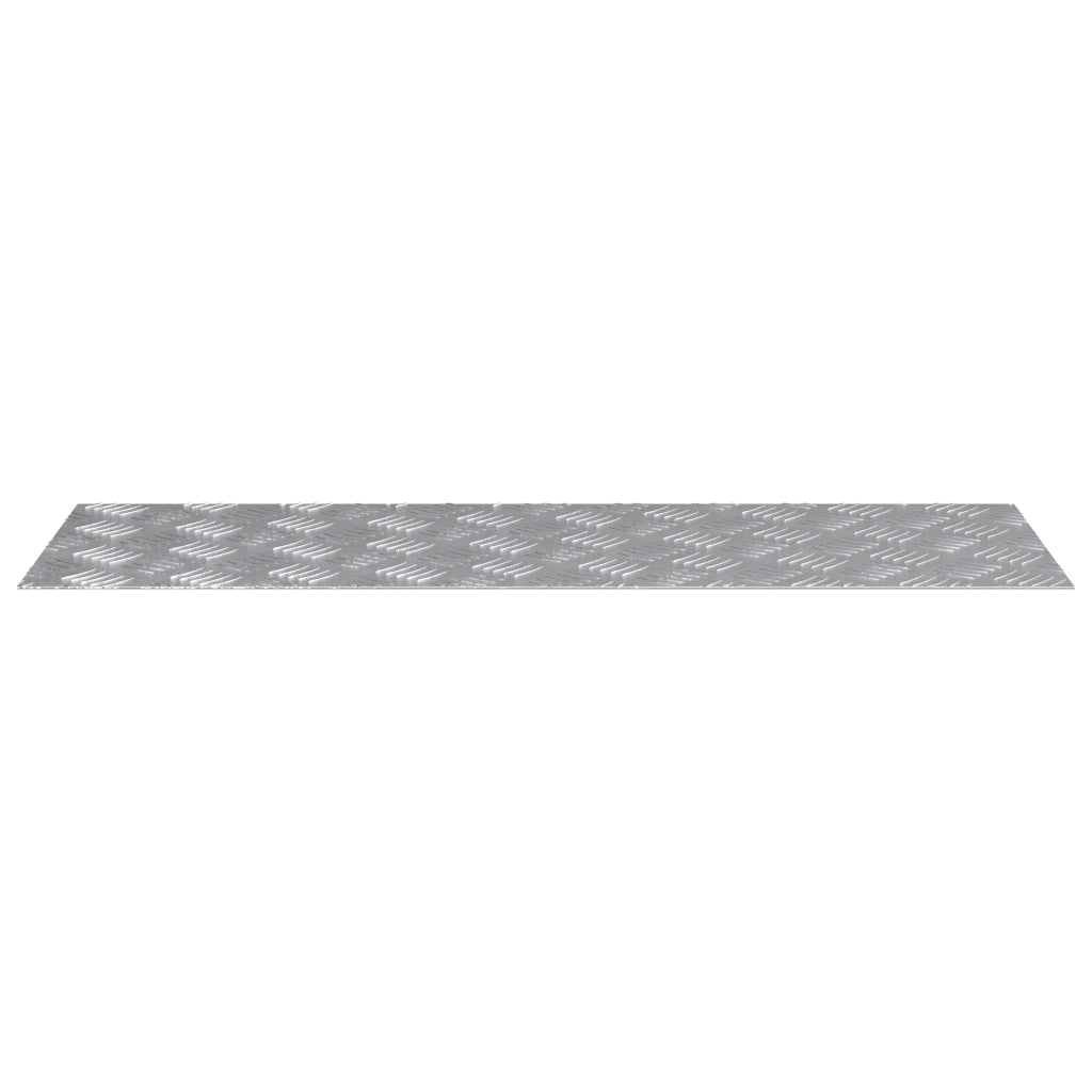 Piastre in Alluminio a Scacchi 2 pz Antiscivolo 90x30 cm