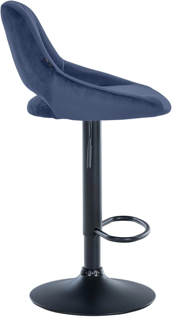 Set di 2 sgabelli da bar Milet velluto B 1