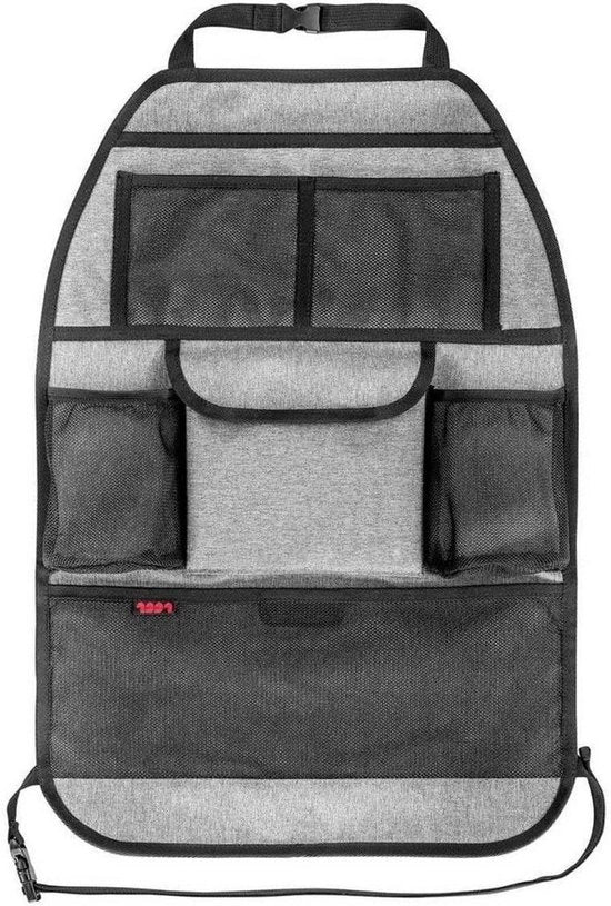 Organizzatore di porta bagagli per auto con molti contenitori per tutti i sedili