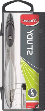 Passer metallico con imbottitura - adatto per la scuola - 1 pezzo - grigio - metallo