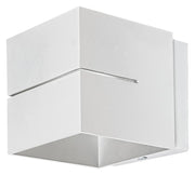 Applique cubica moderna G9 bianco opaco Kaunas 7018 Rabalux