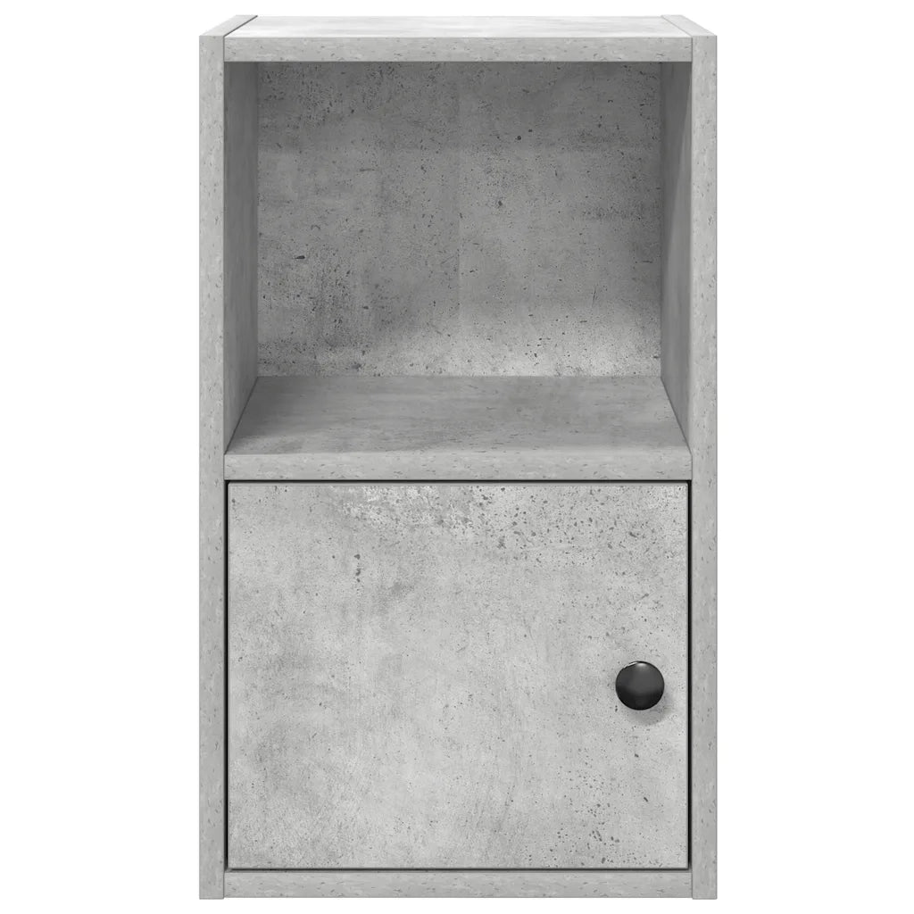 Libreria Grigio Cemento 31x24x52 cm in Legno Multistrato 860322