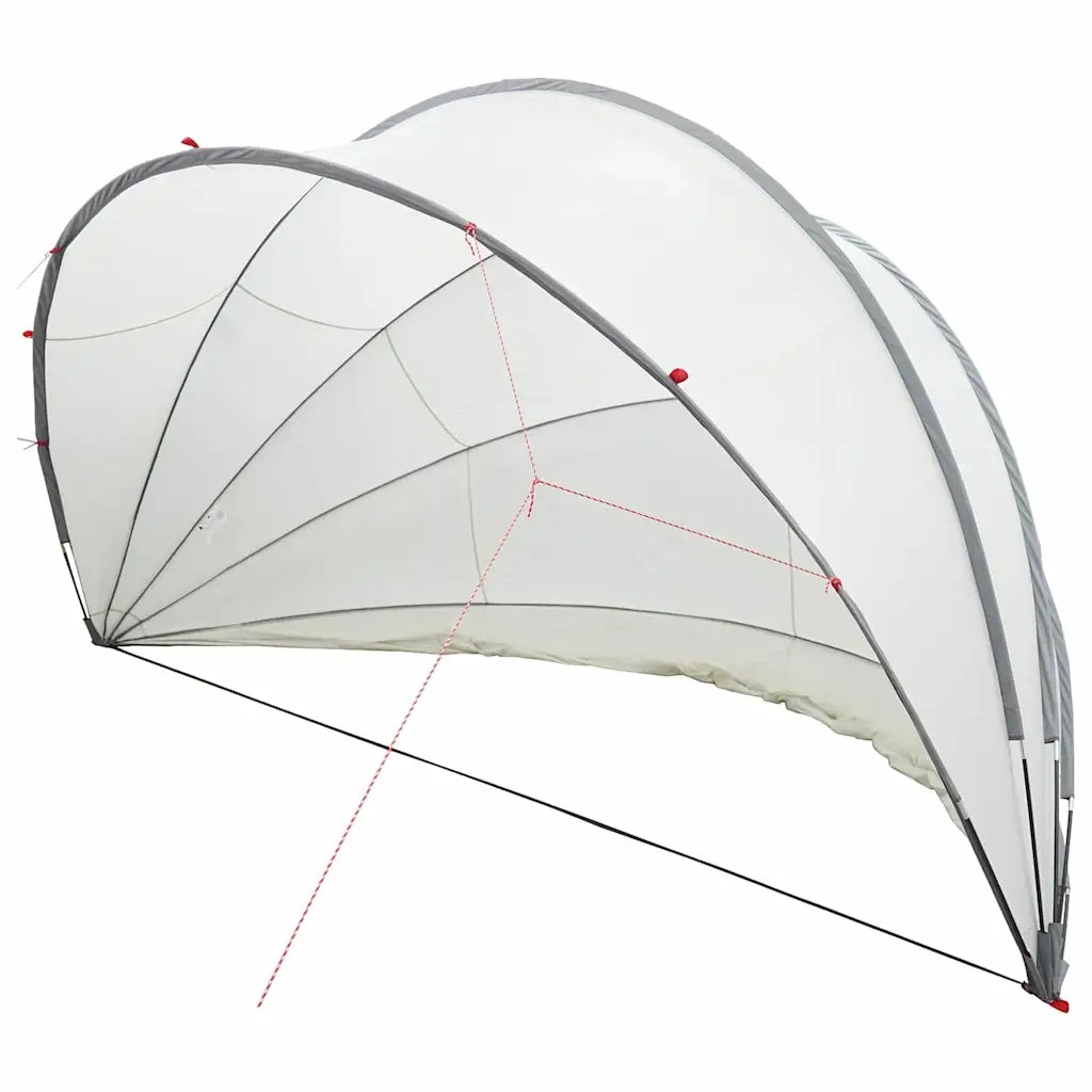 Dome Piscina Grigio e arancione 500 x 500 x 236 cm
