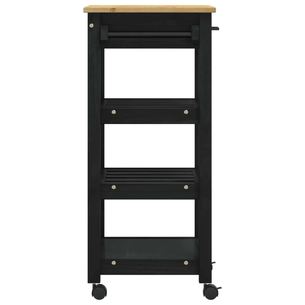 Carrello da Cucina MONZA Nero 48 x 40 x 88,5 cm CFW5628841