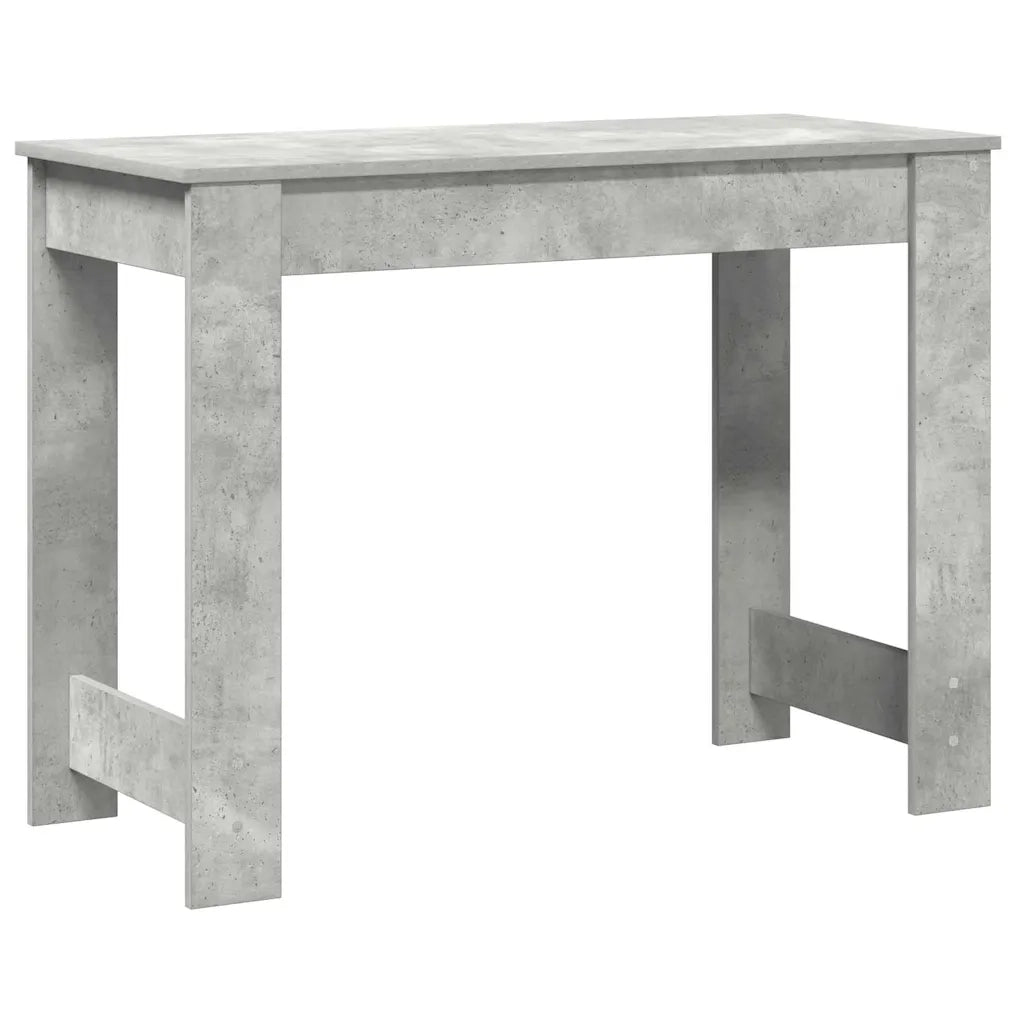 Scrivania Grigio Cemento 100x45x75 cm in Legno Multistrato