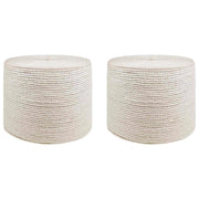 Spago in juta 2 pcs 2 Bianco 100% juta Tossa