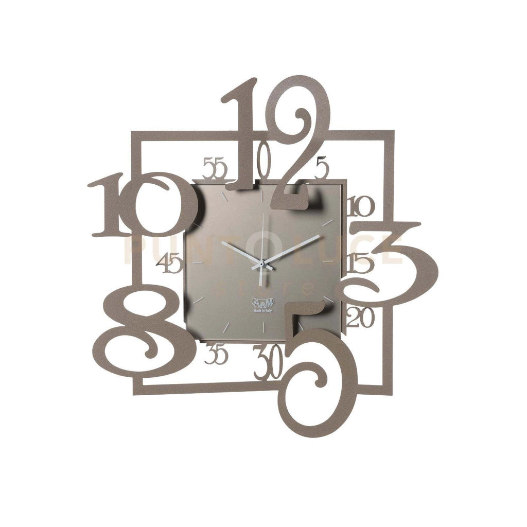 Orologio da parete particolare Amos Beige