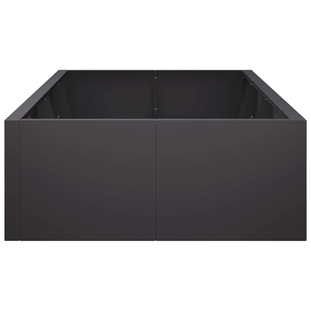 Muro di contenimento 8 pz 300 x 100 x 30 cm Acciaio Nero 3449240