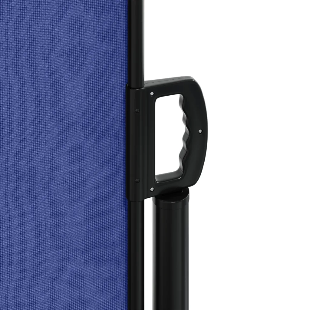 Tenda da Sole Laterale Retrattile-Tenda parasole per balcone per giardino Blu 160x1000 cm
