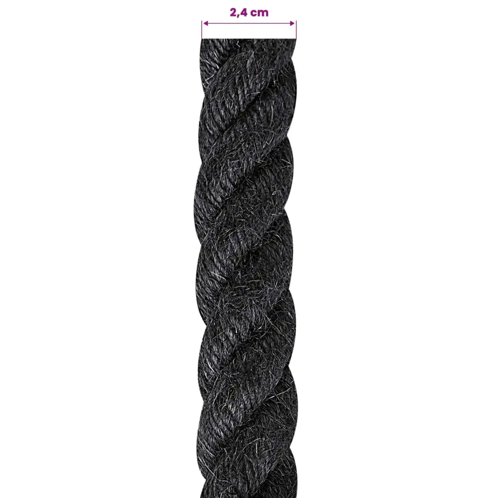 Corda di Juta 24 Nero 100% juta Tossa 42011632