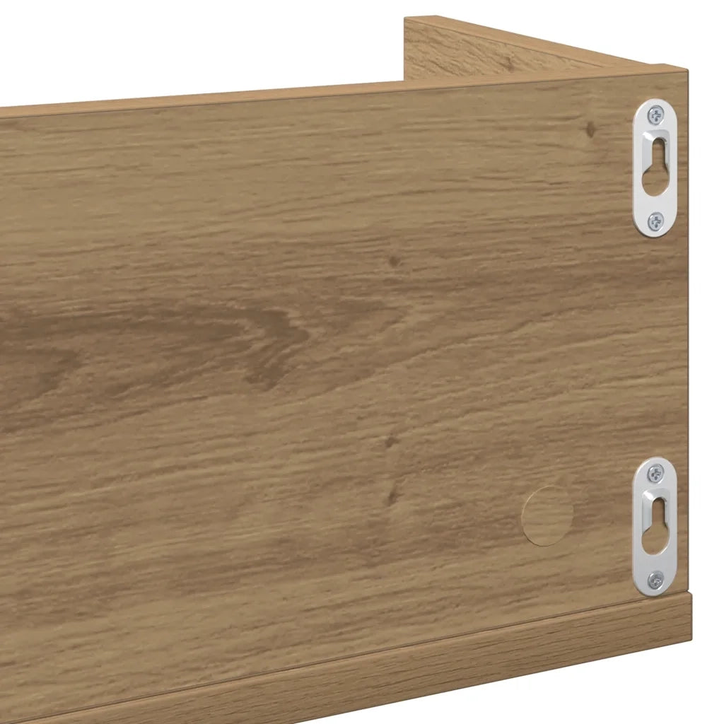 vidaXL Mensola a Muro CD Artigianale 100x18x18 cm Legno Multistrato