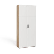 Vicco Scaffale per file Bianco/Sonoma 80 x 182.4 cm