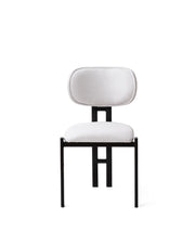 Set di sedie in metallo "Muriz" (2 pezzi) - Bianco sporco
