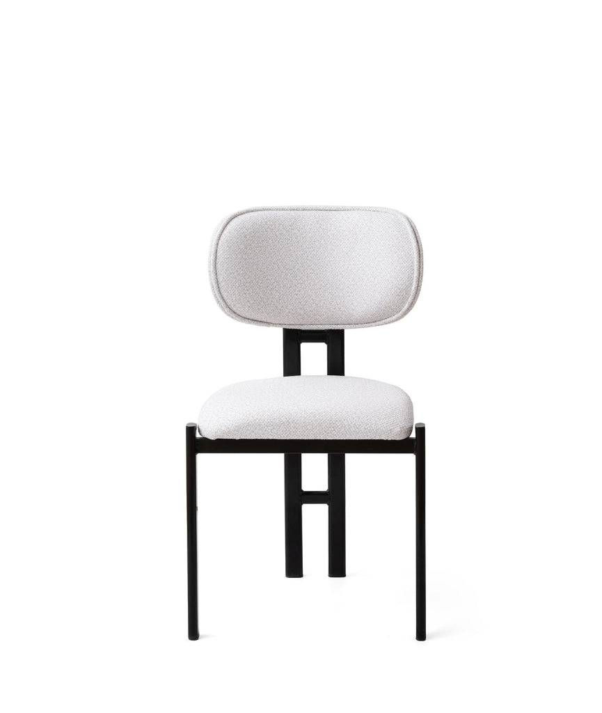Set di sedie in metallo "Muriz" (2 pezzi) - Bianco sporco
