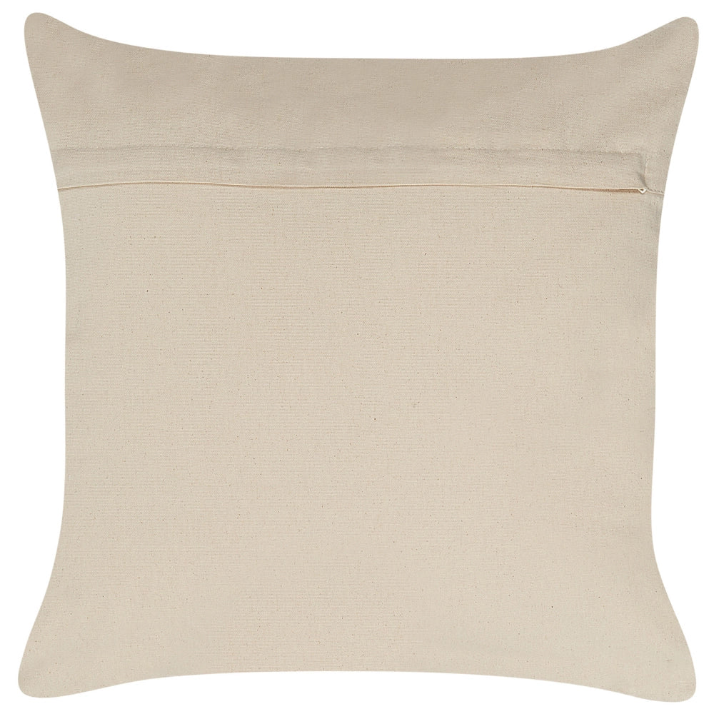 Set di 2 cuscini in cotone oro 50 x 50 cm motivo geometrico metallizzato glamour