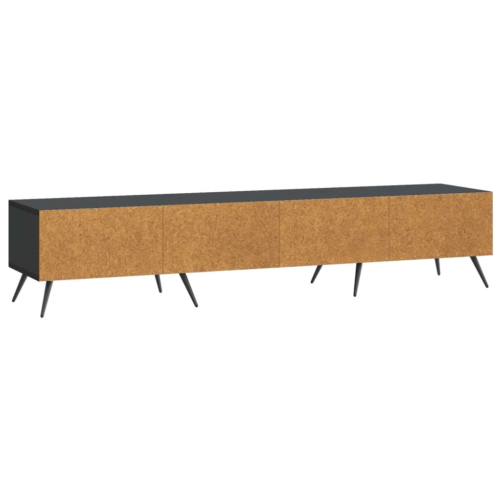 Mobile TV Nero 147 x 34,5 x 30 cm Legno ingegnerizzato 895626