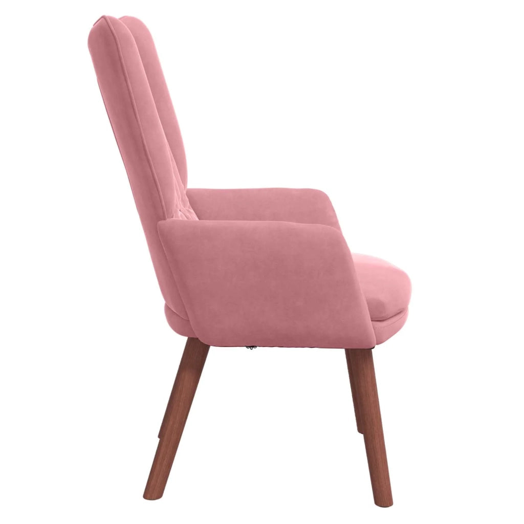 Divano Sedia-Poltrona Rosa 63 x 67 x 94 cm Velluto 763956