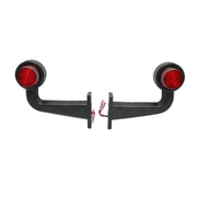 Set di luci di posizione laterali a LED con braccio 12-24V, giallo-rosso FR0157 Breckner Germany