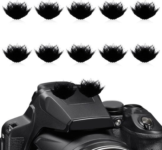 Accessori per Protezione del Suono per Fotocamere | Miglioratore della Registrazione Audio | Protezione per Microfono con Paracapo | 10 Pezzi