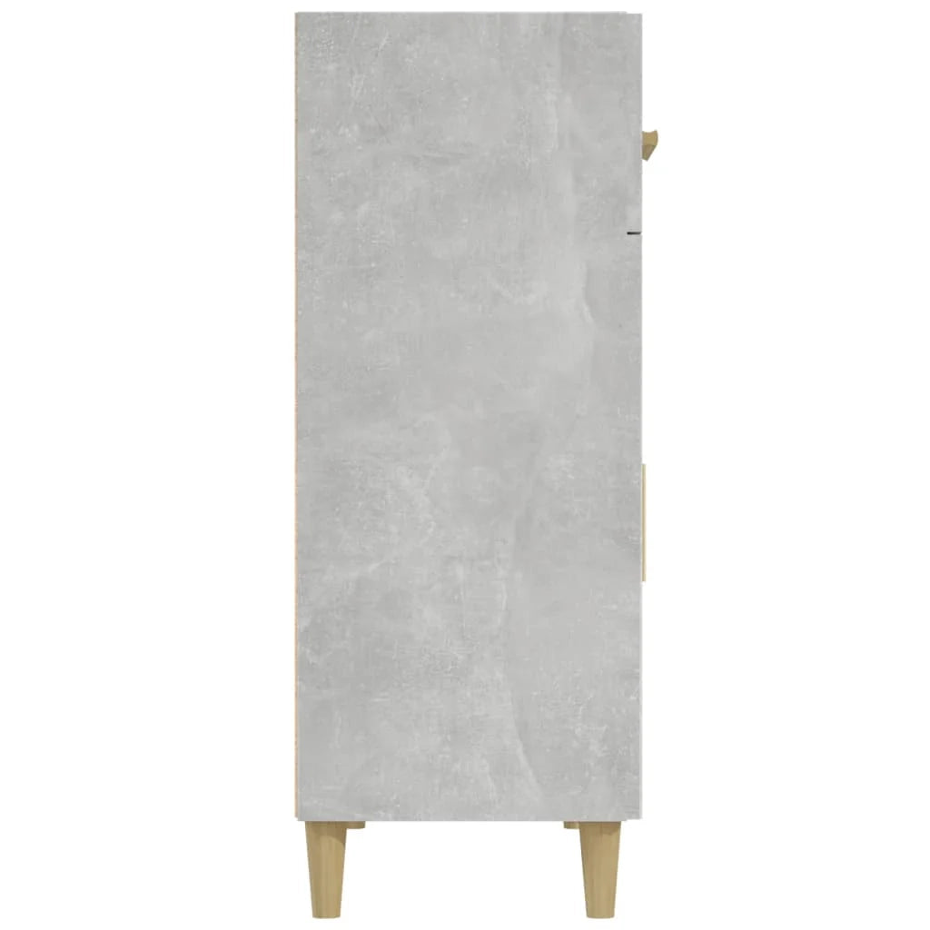 Buffet credenza cassettiera mobiletto mobile contenitore organizer per cucina soggiorno salotto 69,5 x 34 x 89 cm legno ingegnerizzato grigio 02_0032004