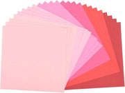 Papier per Scrapbook 216 g 12x12x24 fogli carta multicolore rossa - 305 x 305 x 07 cm