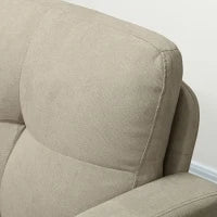 Divano angolare 3 Posti con chaise longue reversibile, 186x130x84 cm, Beige
