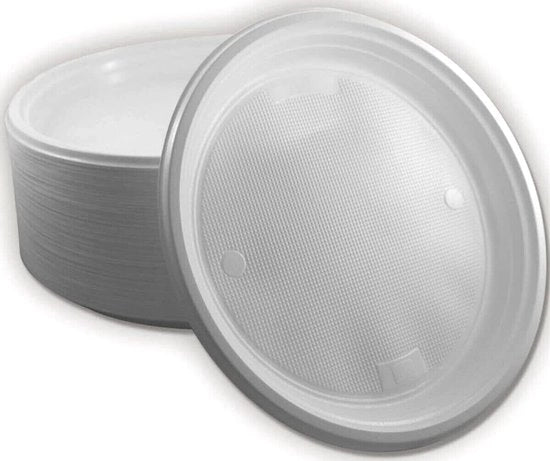 Set di piatti in plastica Ø 22cm servizio completo da 100 pezzi 

Specifica tecnica: 
- Materiale: plastica
- Dimensione: Ø 22cm
- Quantità: 100 pezzi