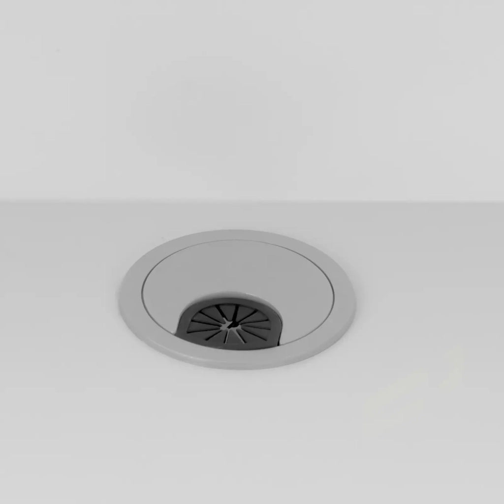 Banco reception con illuminazione indiretta bloccabile ripiano scorrevole per tastiera acciaio inox MDF bianco 14_0008399