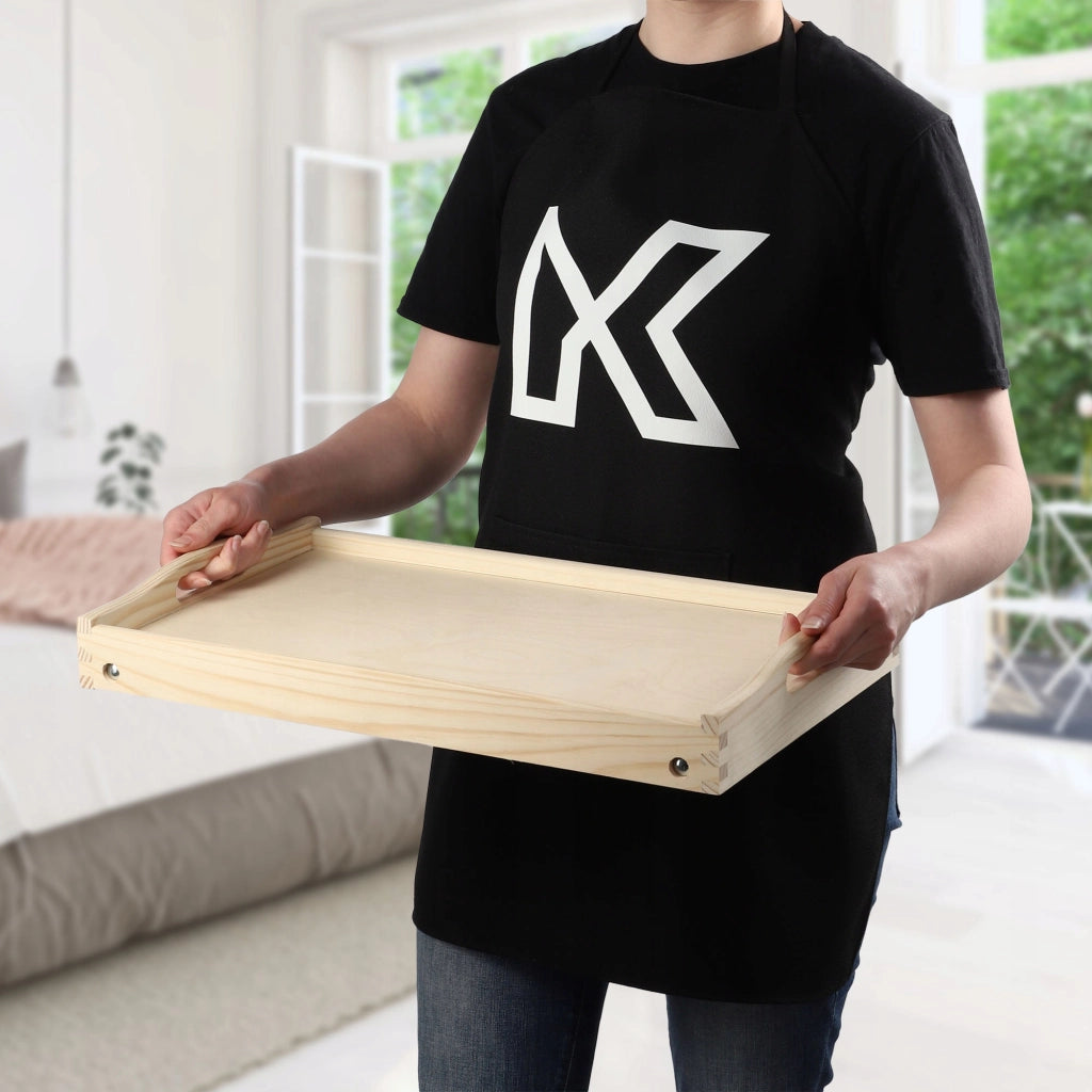 Tavolino da colazione pieghevole in legno KADAX per laptop da letto, vassoio regalo
